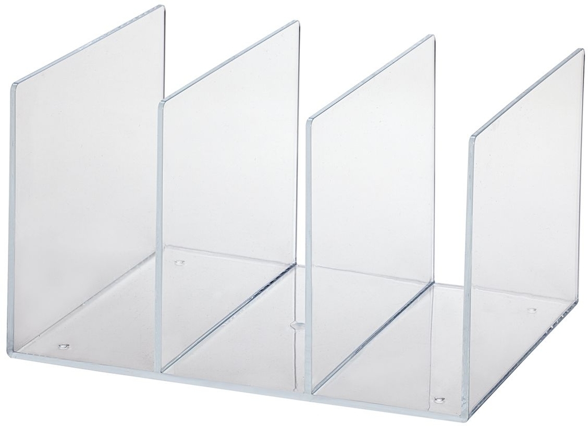 MAUL Katalogsammler Acryl 3 Fächer transparent Packung mit 6 Stück Image