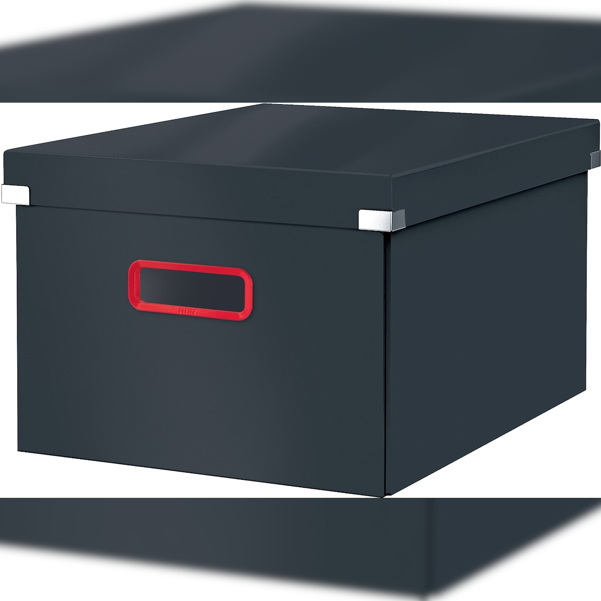 LEITZ Aufbewahrungsbox Click & Store Cosy mittel Karton grau Packung mit 6 Stück Image