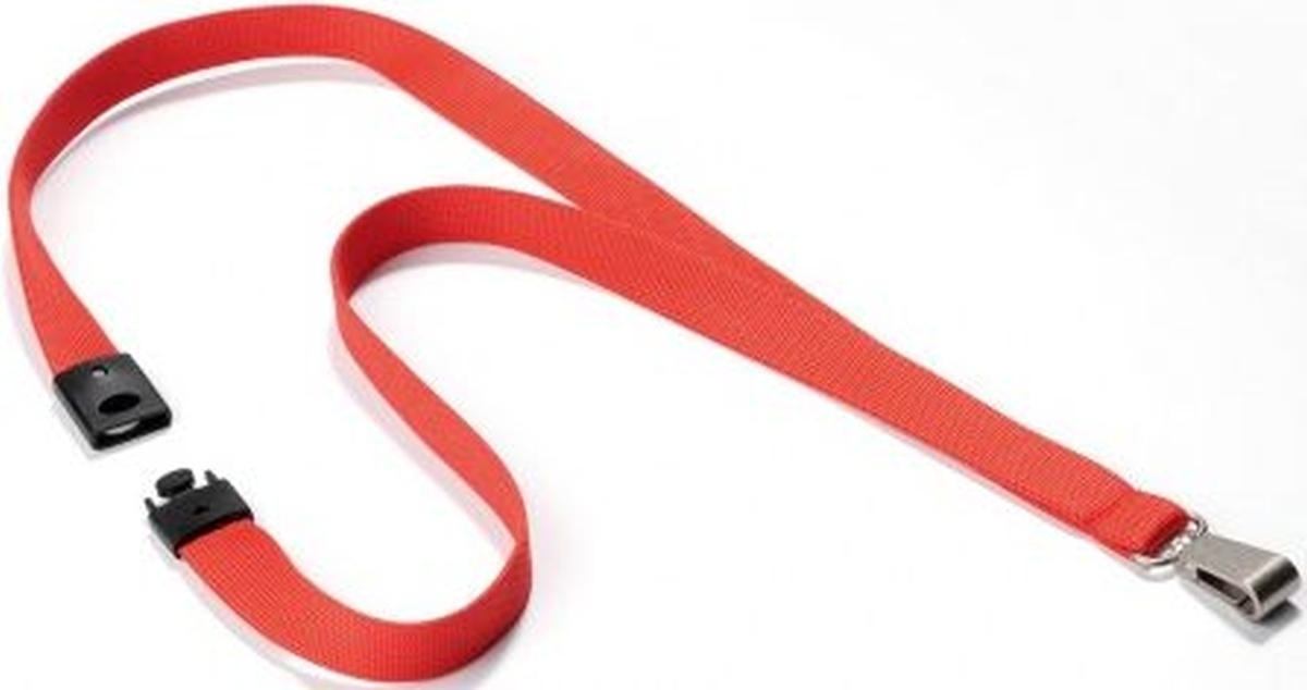 Durable Textilband Soft Colour 15mm mit Karabiner 44cm hell orange VE=16x10 Stück Image