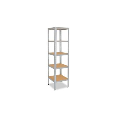 shelfplaza HOME 180x50x50 cm Schwerlastregal in verzinkt mit 5 Böden und 175 kg Traglast pro Boden Image
