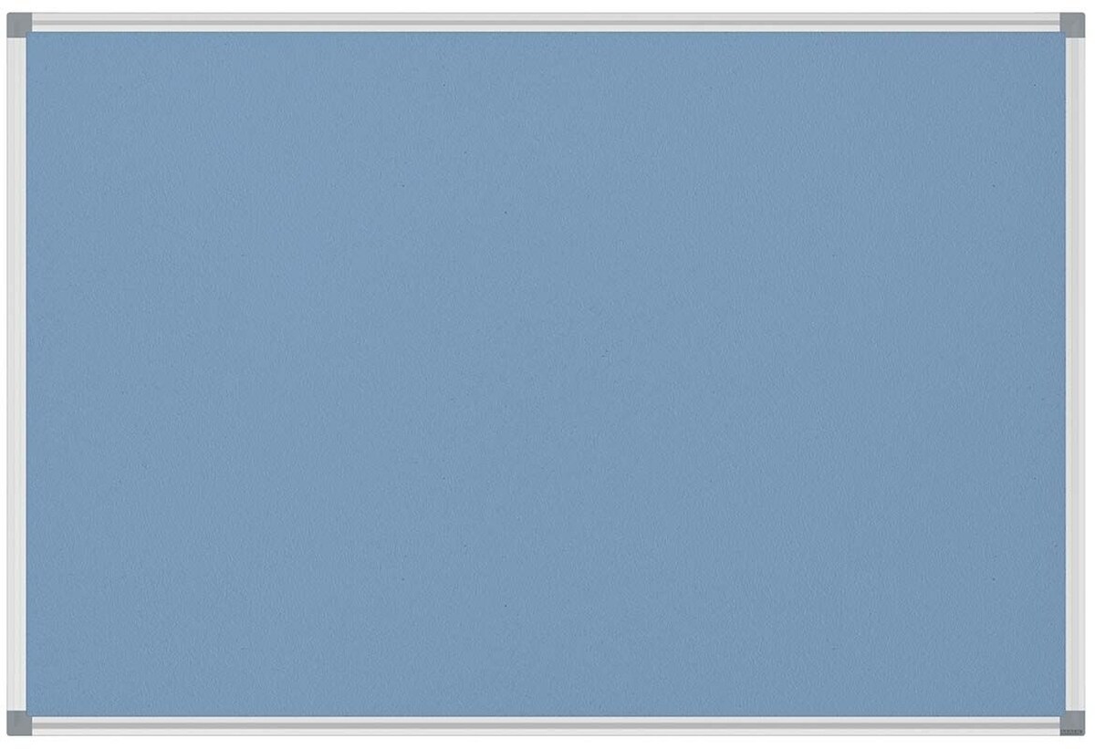 Pinnboard Maulstandard Textil 90x60 cm hellblau Packung mit 5 Stück Image