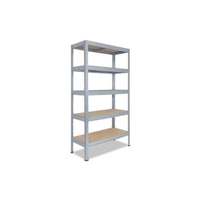shelfplaza PRO 200x50x30 cm Schwerlastregal in verzinkt mit 5 Böden und 200 kg Traglast pro Boden Image