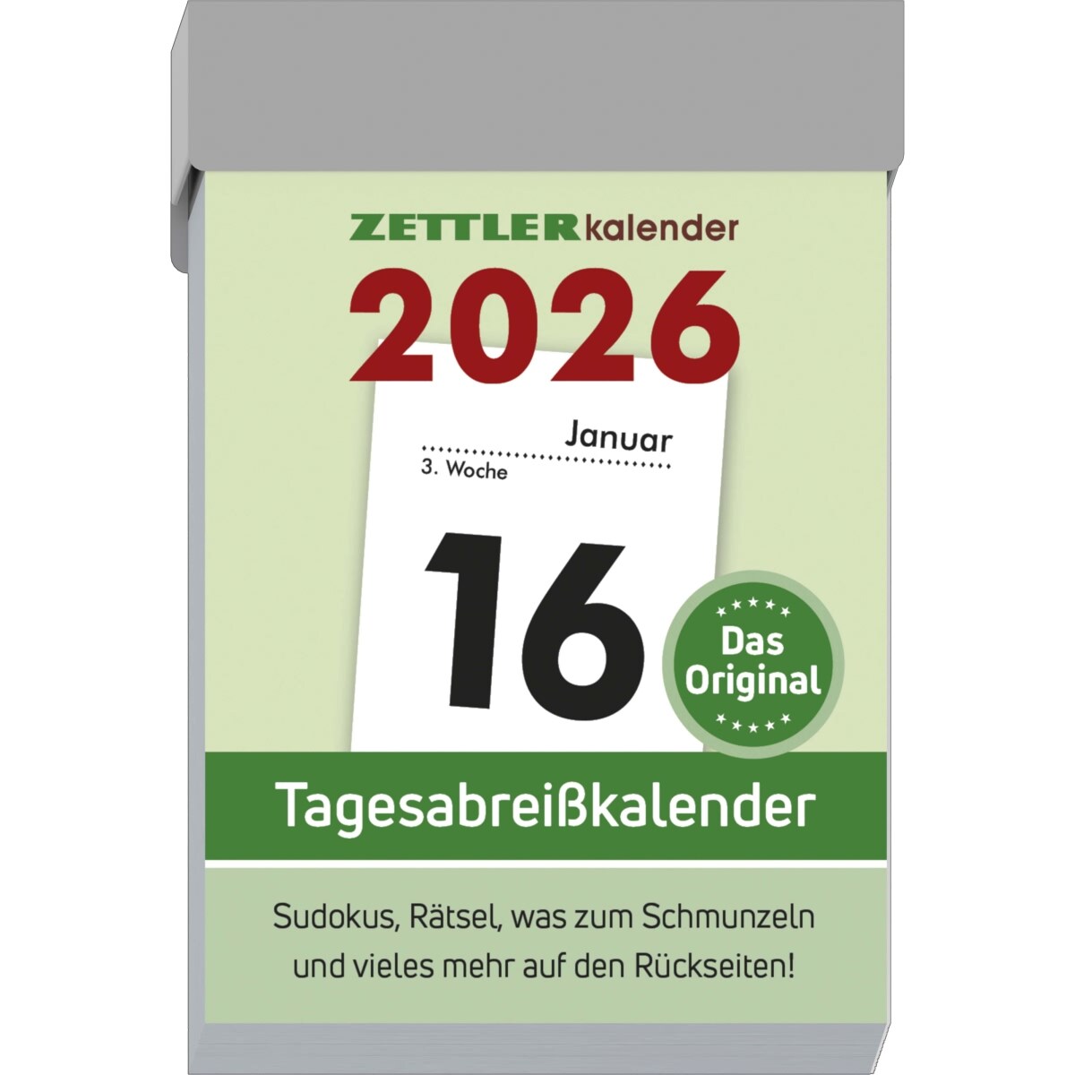 ZETTLER Tagesabreißkalender 301 S 4,1x5,9cm 2026 Image