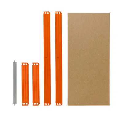 shelfplaza PRO 60x50 cm Fachboden-Set in blau-orange für PRO Schwerlastregale mit 200 kg Traglast pro Boden Image
