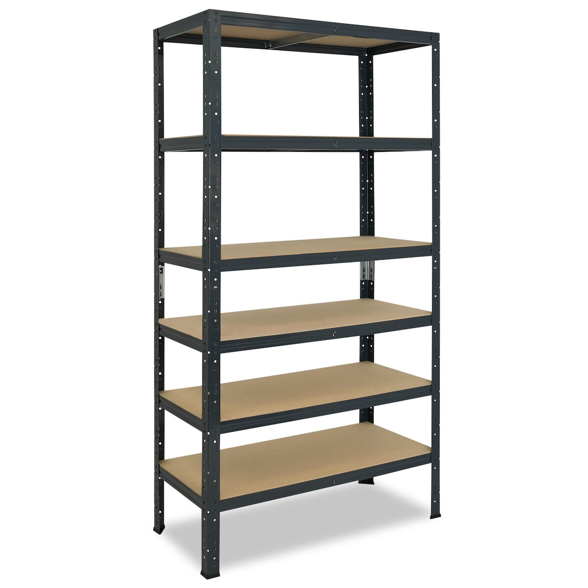 shelfplaza HOME 200x120x60 cm Schwerlastregal in anthrazit mit 6 Böden und 145 kg Traglast pro Boden Image