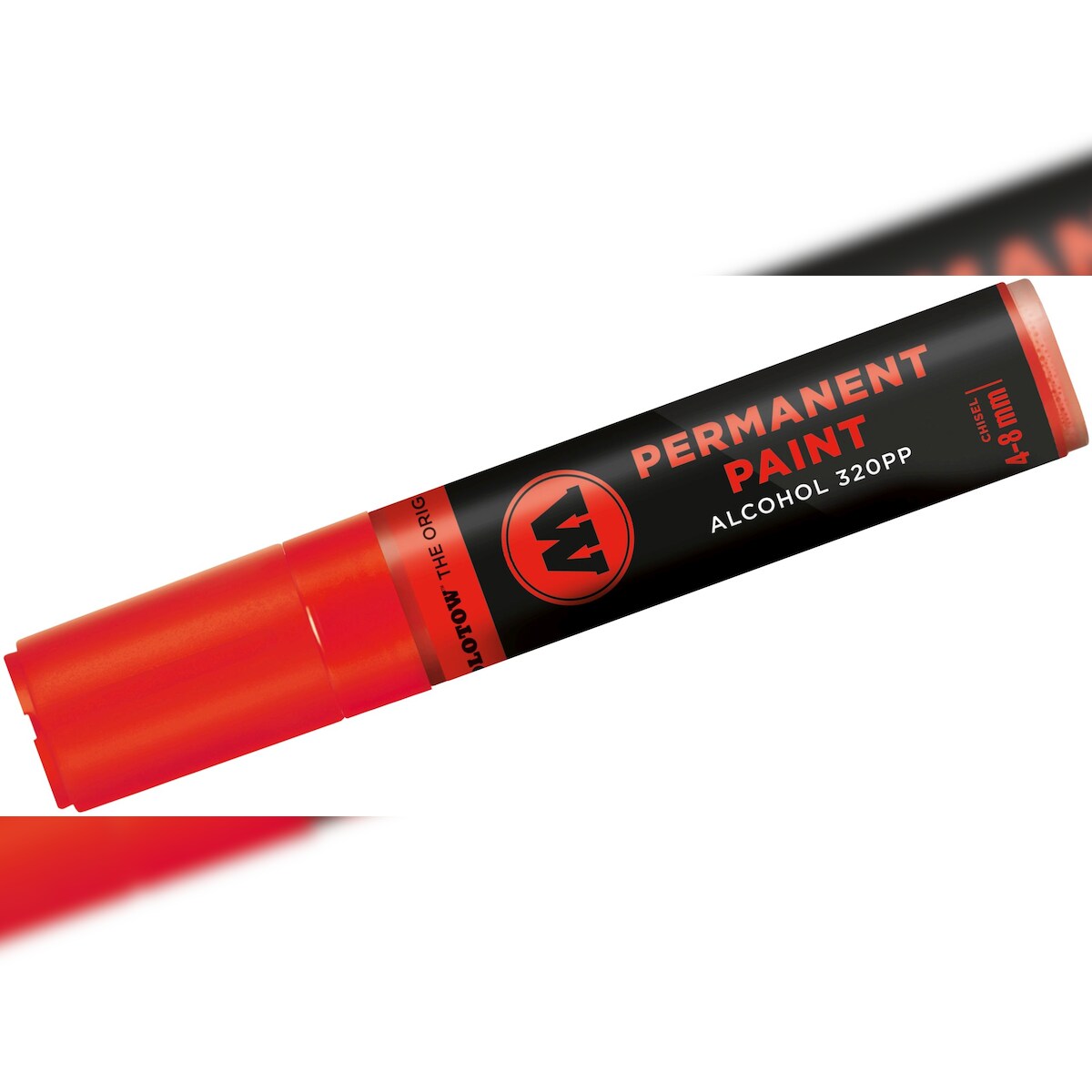 MOLOTOW Marker 320PP nachfüllbar 4-8mm verkehrsrot Packung mit 3 Stück Image