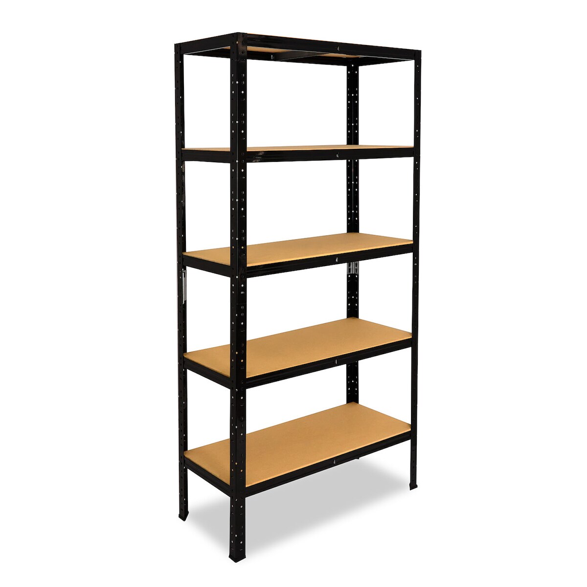 shelfplaza BLACK 230x90x60 cm Schwerlastregal in schwarz mit 5 Böden und 175 kg Traglast pro Boden Image