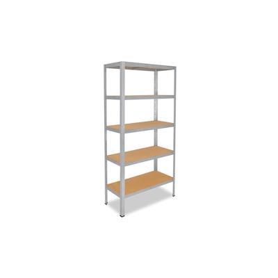 shelfplaza HOME 230x40x60 cm Schwerlastregal in verzinkt mit 5 Böden und 175 kg Traglast pro Boden Image