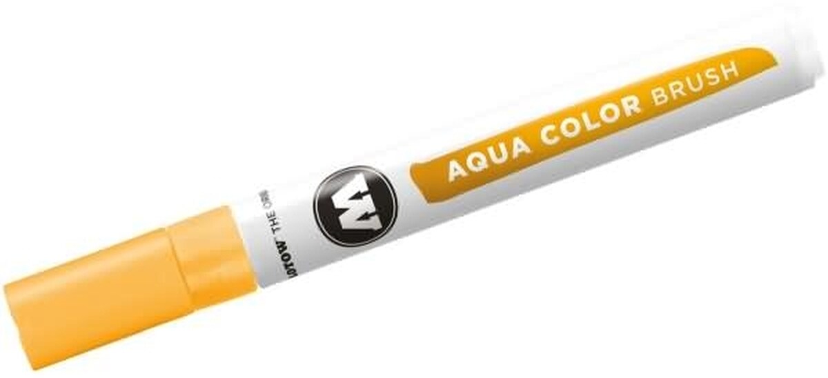 MOLOTOW Aquarellstift Color Brush Aqua 1-2 mm hellorange Packung mit 3 Stück Image