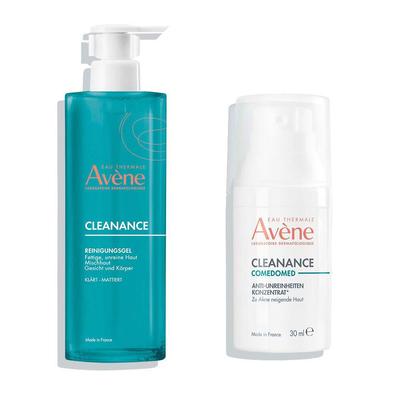 Avène Cleanance Comedomed Anti-Unreinheiten Konzentrat + Reinigungsgel Set 1 St Image