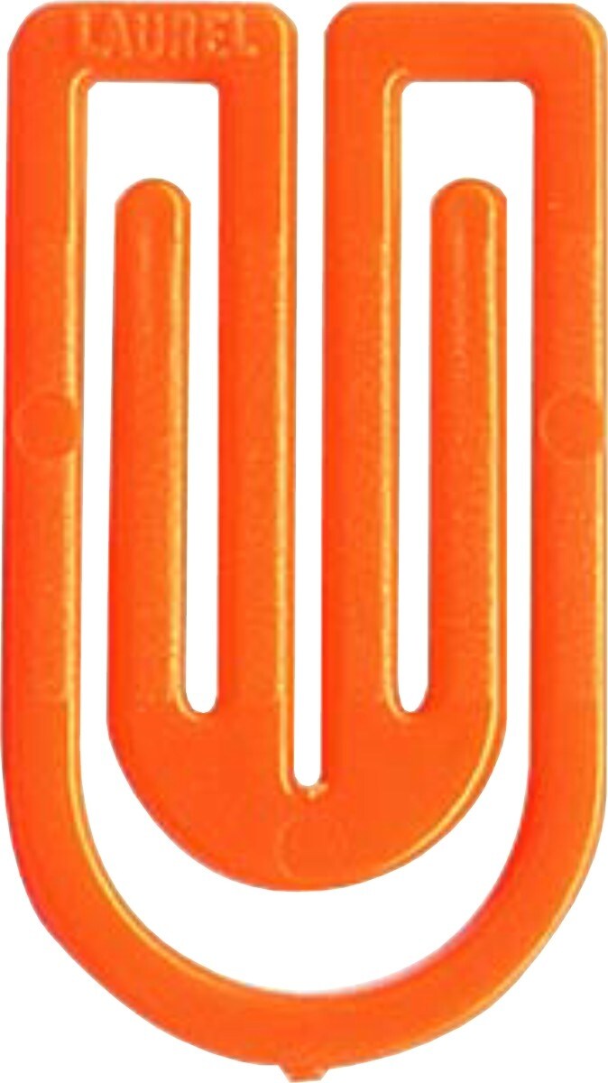 Laurel Büroklammern King Klip 27mm VE=20x75 Stück orange Image