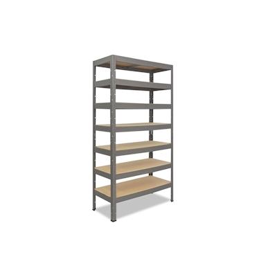 shelfplaza PRO 200x110x50 cm Schwerlastregal in grau mit 7 Böden und 142 kg Traglast pro Boden Image
