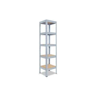 shelfplaza PRO 230x45x45 cm Schwerlastregal in verzinkt mit 5 Böden und 200 kg Traglast pro Boden Image