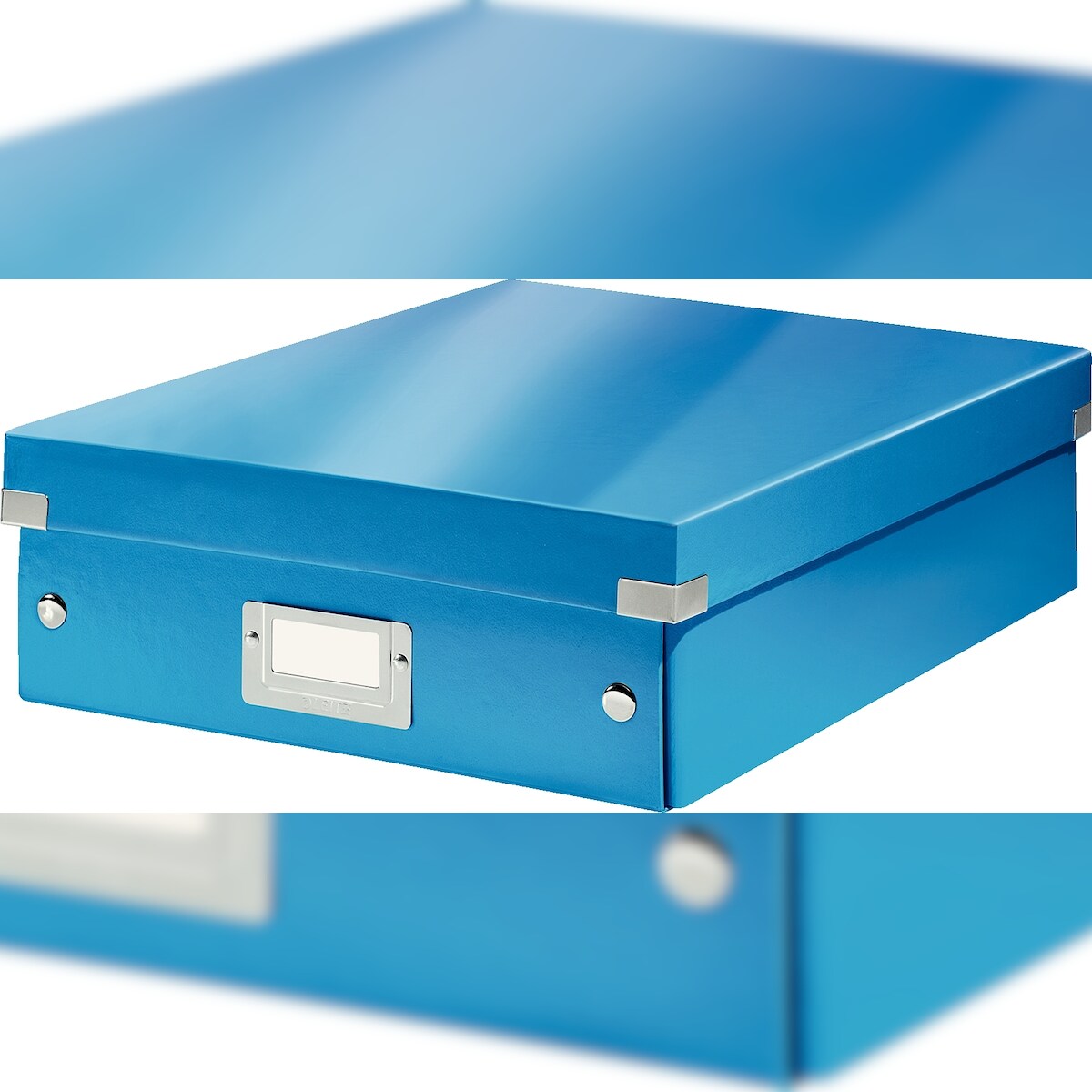 LEITZ Organisationsbox Click & Store mittel blau Packung mit 6 Stück Image