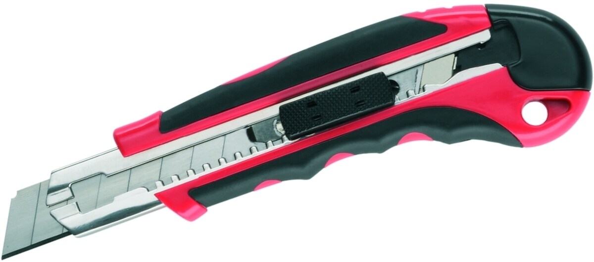 Ecobra Cutter Kunststoff 18 mmschwarz/rot Packung mit 12 Stück Image