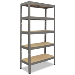 shelfplaza PRO 200x75x40 cm Schwerlastregal in grau mit 5 Böden und 200 kg Traglast pro Boden Image