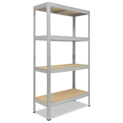 shelfplaza PRO 155x40x60 cm Schwerlastregal in verzinkt mit 4 Böden und 200 kg Traglast pro Boden Image