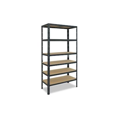 shelfplaza HOME 200x60x50 cm Schwerlastregal in anthrazit mit 6 Böden und 145 kg Traglast pro Boden Image