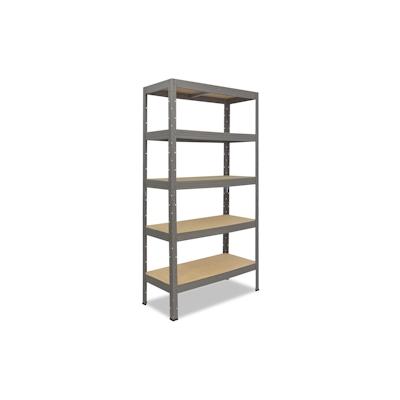 shelfplaza PRO 180x50x45 cm Schwerlastregal in grau mit 5 Böden und 200 kg Traglast pro Boden Image