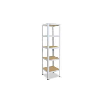 shelfplaza HOME 180x40x40 cm Schwerlastregal in weiß mit 5 Böden und 175 kg Traglast pro Boden Image