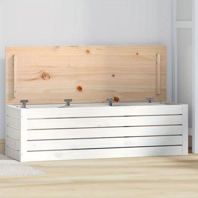 TEMU White Chest 109x36.5x33 Cm Solid Image