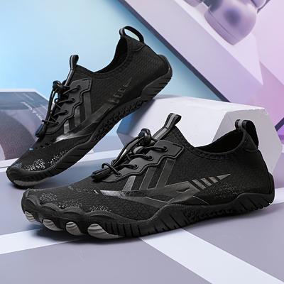 TEMU Men's Five-toe Outdoor Running Shoes, Suitable For Yoga, Fitness, Beach, Swimming, Amphibious Fishing Flexible Anti-slip Water Shoes Image