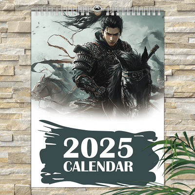 TEMU 2025 Hero Calendar - 12-month Wall Planner, Paper Office Supplies For Personal Organization And Gift Packaging Image