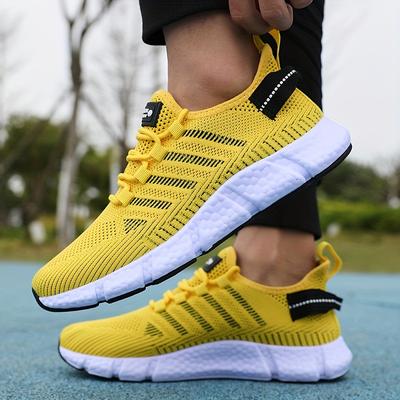 TEMU Men's Lightweight Breathable Low-top Sneakers With Eva Sole - Non-slip Cushioned Support For Running, Hiking & Casual Wear - Sneakers, Casual Sneakers | Modern Sneakers | Lightweight Shoes Image