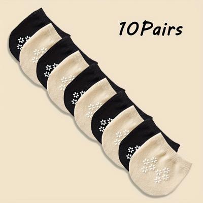 TEMU 10 Pairs Women's Toe Socks For Mules, Half Socks For Women Toe Toppers Liner No Show Toe Covers Image