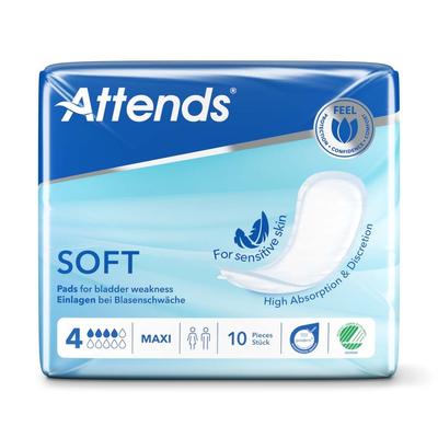 Attends Soft 4 Maxi, 120 Stück St Inkontinenzeinlage Image