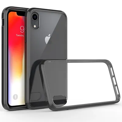 Soft Silicon TPU/PC Case for Iphone X Xs 5.8" Fundas Coque Shockproof Crystal Clear Hard Back Cover for Iphone XR 6.1" Cases