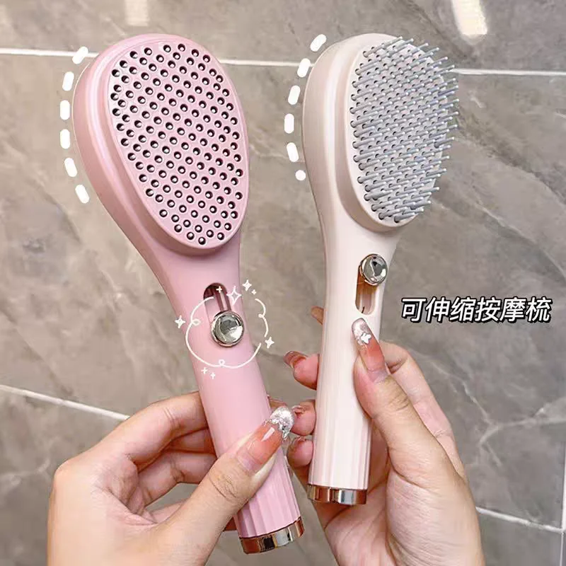 Teleskop Magie Kamm Haar Kopfhaut Reinigung Kamm Tragbare Anti-statische Haar Kamm Reinigung Haar Pinsel Haar Styling Werkzeug Haar kamm