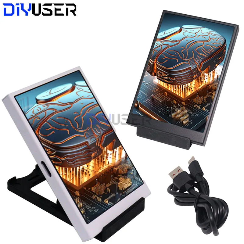 DIYUSER 3,5'' IPS USB Typ-C PC Sekundärbildschirm für CPU GPU RAM HDD Überwachung 320x480 LCD Display AIDA64 Win10/11 Image