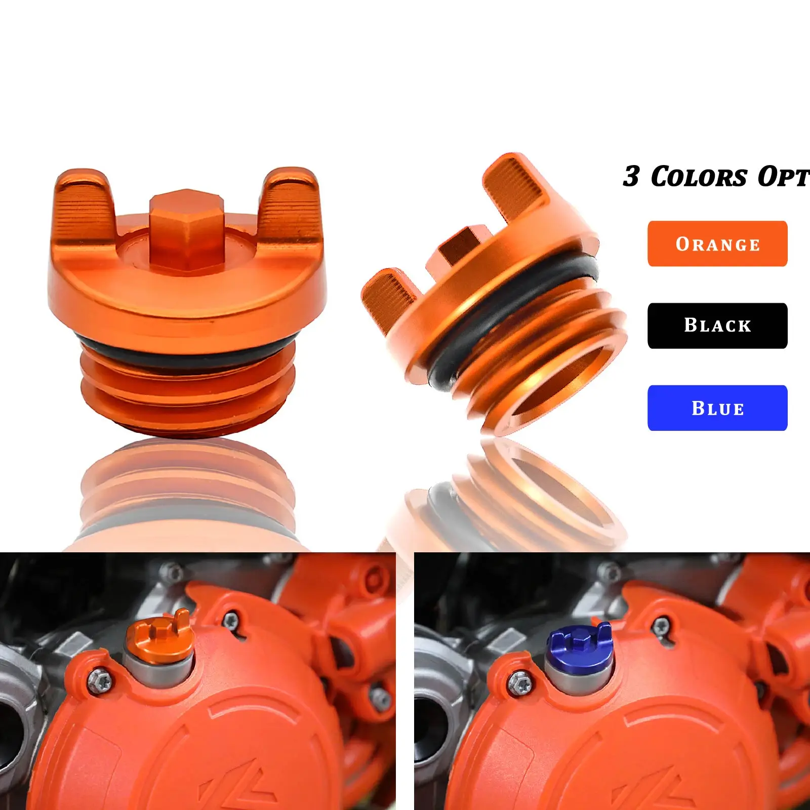 CNC-Motoröl-Einfüllstopfen-Abdeckung für KTM 125 250 300 530 EXC EXC-F XC XCF XCW XCF-W XC-W Sechs Tage MXC MXC-G SX SXF 690 790 Image