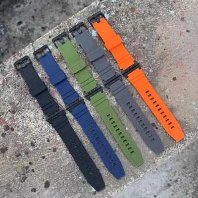 Männliches Sport-Silikonarmband für Apple Watch 38/40/41/42/44/45/46/49 mm, robustes Aussehen, Image