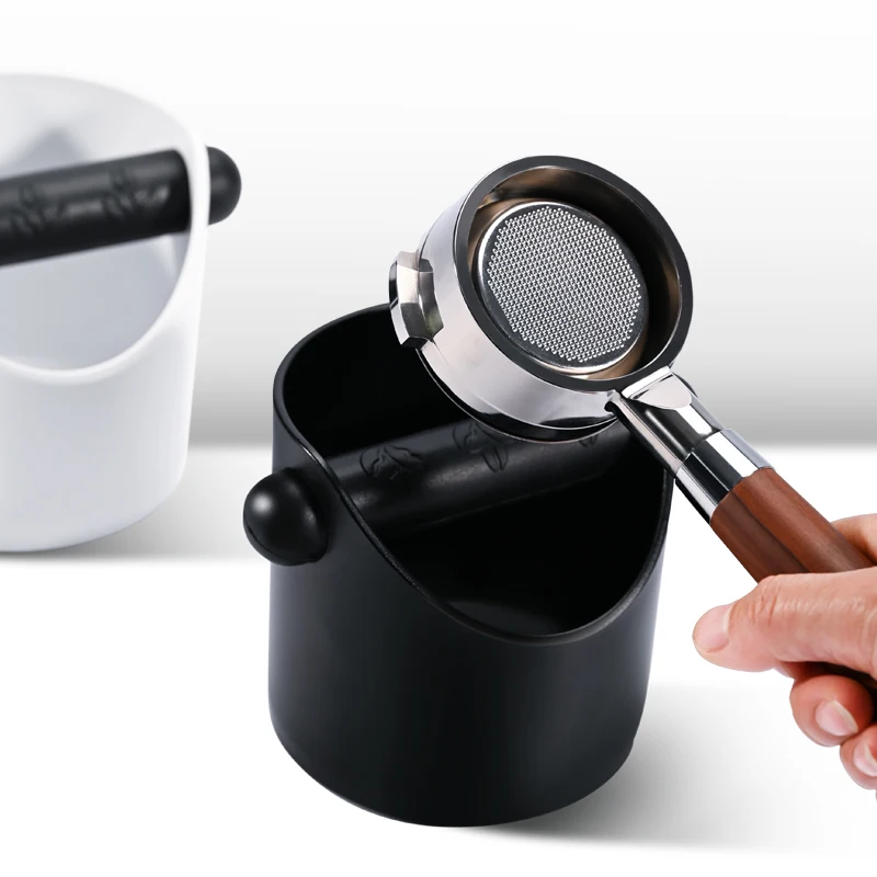Kaffee Knock Box Für Mahlen Abfall Boden Dump Anti-slip Pad Schock-Absorbierend Mit Abnehmbare Bar Espresso Maker cafe Barista Werkzeuge