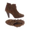 Paul Green Damen Stiefelette, Gr. 41, braun, Leder