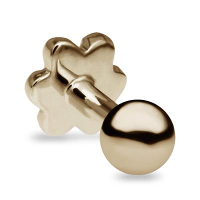 Maria Tash Yellow Gold Ball Threaded Stud Earring