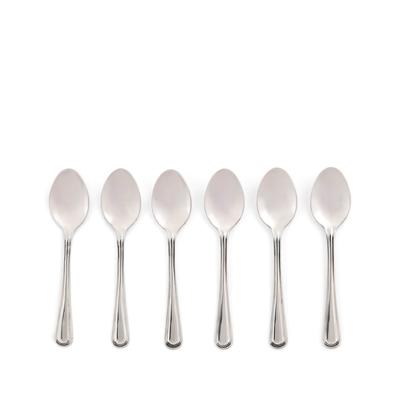 Harrods Set of 6 Stainless Steel Teaspoons