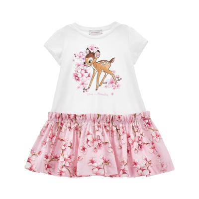 Monnalisa x Disney Cotton Bambi Dress