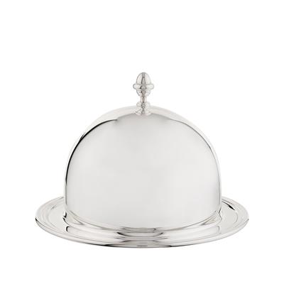 Greggio Silver Plated Georgian Round Butter Dish