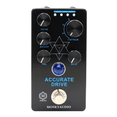 Mosky Accurate Drive Guitar Bass Effect Pedal, Noise Gate and Four Models,Overdrive Pedal True