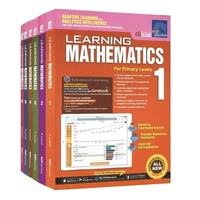 Learn Math Books 1-3/4-6 Sap Learning Mathematics Book Grade Children Singapore Primary School