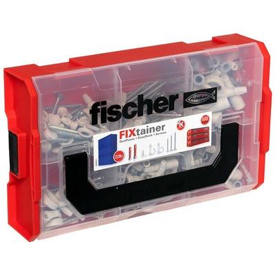 fischer Dübel- und Schrauben-Sortiment »FixTainer - EasyHook 2K« 228 Stück