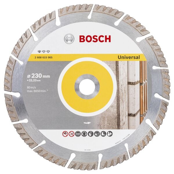 BOSCH Diamant-Trennscheibe »Standard for Universal« 23 cm grau Image