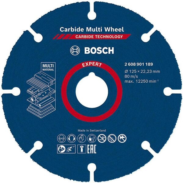 BOSCH Trennscheibe »EXPERT Carbide Multi Wheel« 12.5 cm braun Image