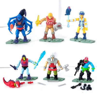 In Stock Mega Bloks Treasure Thunder Shimanline Spider Man Sheep Man Iron Jaw Skeleton King 6-Person