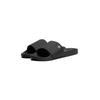 Pantolette TOMMY HILFIGER "TH MONOGRAM POOLSIDE", Damen, Gr. 41, schwarz, Lederimitat, casual, Schuhe, Bequemschuh, Sommerschuh, Schlupfschuh mit TH-Schmuckelement