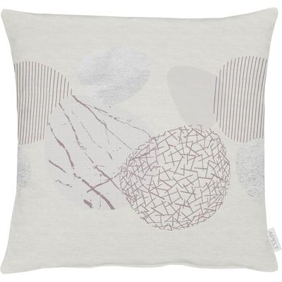 Kissenhülle APELT "1601" Gr. 1, lila (mauve, natur), B:49cm H:1cm L:49cm, Polyester, Bezug: 75% Polyester, 25% Viskose, Kissenbezüge, ohne Füllung Image