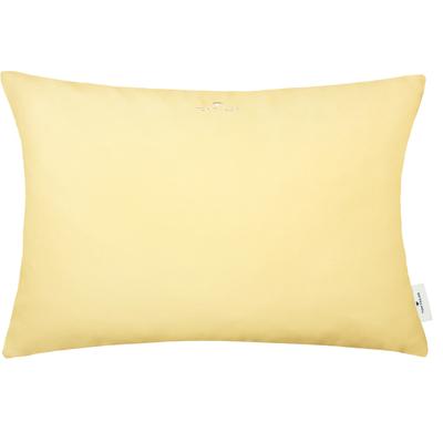 Dekokissen TOM TAILOR HOME "Dove Signature" Gr. 1, gelb (sonnengelb, gelb, unifarben), B:60cm H:0,5cm L:40cm, Baumwolle, Polyester, Dekokissen_Sitzkissen_Kissenhüllen, mit Paspel, Kissenhülle ohne Füllung, 1 Stück Image